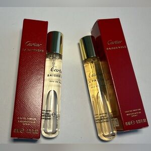 New, authentic Cartier La Panthère and Baiser vole perfumeeee3 Duo/travel set